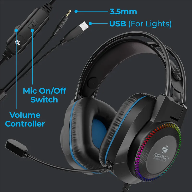 Zebronics Wired Gaming Headphone Jet view 4